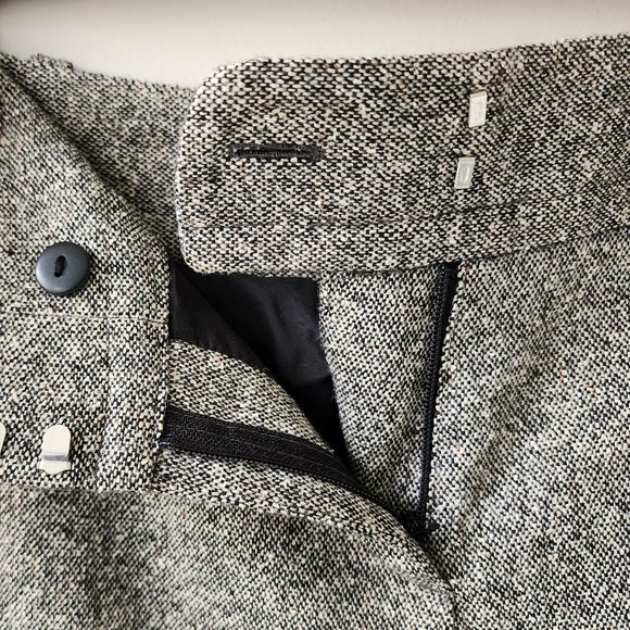 LOFT Black/White tweed Women's Trousers - Picture 5 of 8